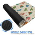thumbnail image 6 of Long Mouse Pads for Desk,Beige Colorful Dinosaurs Pattern Desk Mats on Top Of Desks, Desk Mouse Pad Extra Large with 3mm Non-Slip Base and Stitched Edge for Gaming,Office,Work,Home 31.5"x15.7", 6 of 6