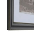 thumbnail image 3 of 1-3/4" Polystyrene Contemporary Modern Picture Frame - by WholesaleArtsFrames-com 14x22 4048 Series - Black & Gold - Made In USA, 3 of 5