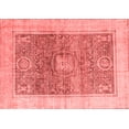 thumbnail image 1 of Ahgly Company Machine Washable Indoor Rectangle Abstract Red Modern Area Rugs, 7' x 9', 1 of 4