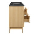 thumbnail image 4 of Modway Render 48" Single Sink Bathroom Vanity in Oak Black, 4 of 10