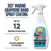 303 Products Marine Graphene Nano Spray Coating - Next Level Protection - Enhances Gloss and Depth - Reduces Water Spotting - UV Ray Protection- Safe to Use in the Sun - 32 fl. oz. (30251), White