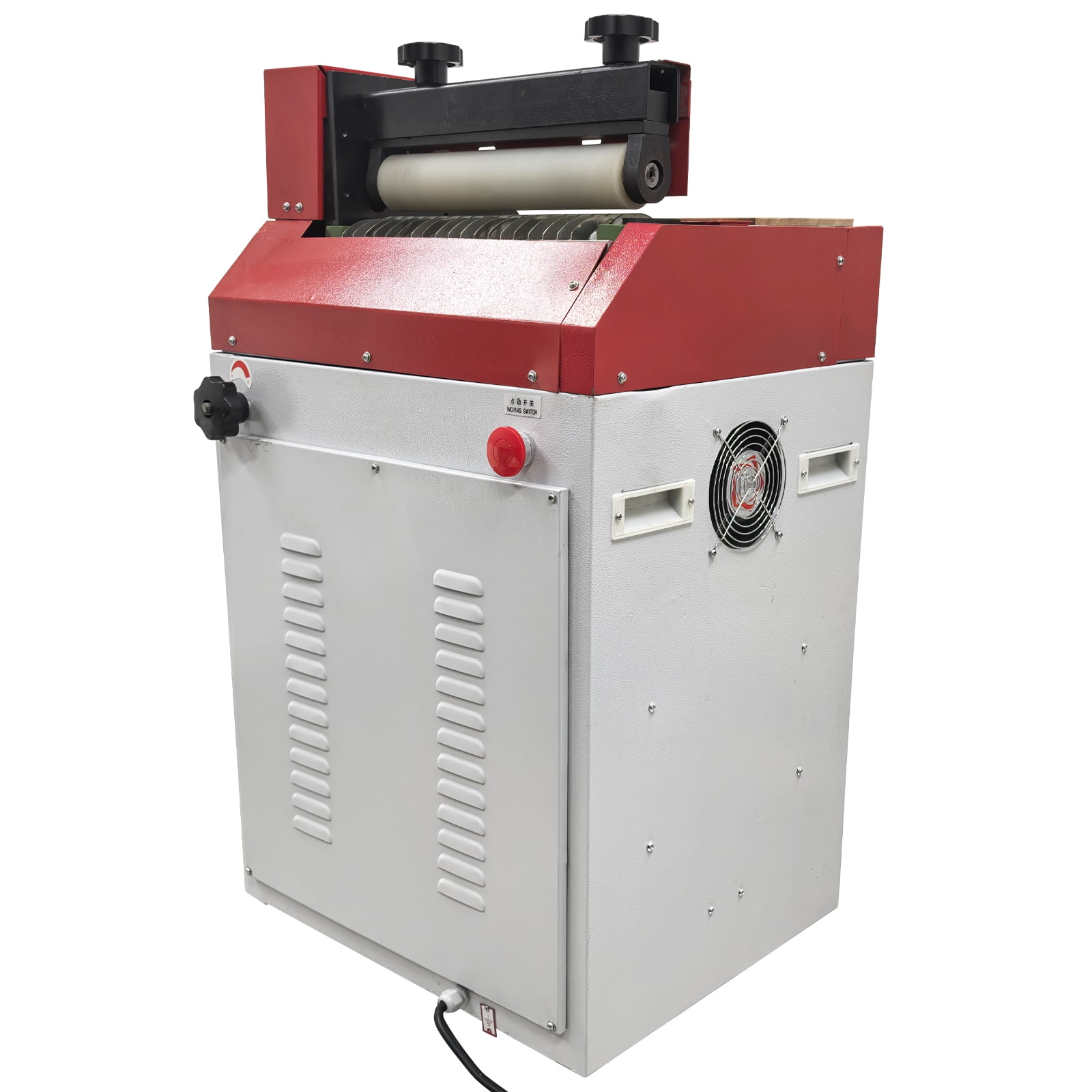 11.8IN Stand Type Hot Melt Glue Coating Machine Industrial Glue Applicator for Leather Shoes Stationery 220V