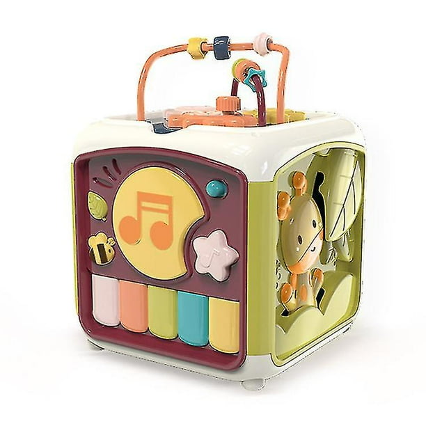 Juguete de Cubo de actividad musical para niños YONGSHENG Cubo de juego antiguo Juguete musical educativo