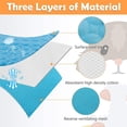 thumbnail image 4 of Guinea Pig Cage Liners Summer Small Animal Cooling Mat Breathable Hamster Pee Pad for Rabbit Cage Chinchilla Hedgehogs Pet Item, 4 of 5