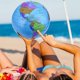 thumbnail image 1 of Globo inflable de 16 pulgadas, globo terráqueo inflable, globo de playa, globo para juegos educativos en la playa, colorido (6 piezas), 1 of 4
