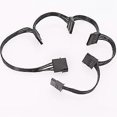 thumbnail image 4 of 4-pin IDE to SATA Cable 1 to 5 IDE 4-pin to Hard Drive SATA Adapter Cable, 4 of 5
