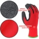 thumbnail image 4 of Guantes de trabajo de seguridad Evridwear, caucho de látex arrugado, 12 pares, 4 of 9