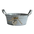 thumbnail image 3 of LOVIVER Retro Iron Plants Flower Bucket Planter Pail Photo Props Vase Patio, 3 of 8