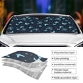 thumbnail image 5 of Bingfone Beautiful Butterflies Car Windshield Sun Shade Protector Keep Your Vehicle Cool Sun Shield Visor Cover Foldable-Medium, 5 of 9