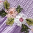thumbnail image 6 of ITSAME Girls Outfit 2-Piece, Flower Embroidery Top and Ruffled Shorts Summer Casual Clothing Set Purple Size 3-4T, 6 of 8