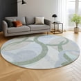 thumbnail image 6 of Addison Rugs Mayfield Premium Machine Washable Transitional Geometric Sage Round Rug, 8' x 8', 6 of 6