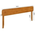 thumbnail image 7 of AFI, Florence King Solid Wood Headboard, Light Toffee, 7 of 7