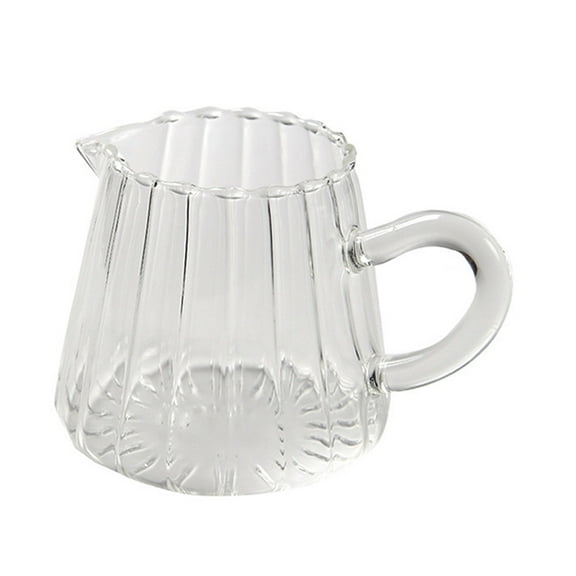 Glass Milk Jug Coffee Mugs Tea Pitcher Delicate Coffees Office