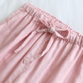 thumbnail image 6 of biudgviw Womens Pajama Pants Printed Drawstring Wide Leg Sleep Pants Lightweight Comfy Elastic Waist Loungewear with Pockets, 6 of 7