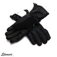thumbnail image 4 of Spencer Outdoors Mens Waterproof Ski Gloves Winter Warm Thinsulate Insulated Ski Snowboarding Gloves with Wrist Band "Black", 4 of 8