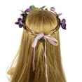 thumbnail image 4 of Bandeau Élégant pour Femmes avec Sangle, Chapeau de Fête à Fleurs, Accessoire pour Cheveux, 4 of 5