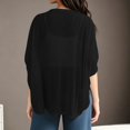 thumbnail image 6 of Women's Casual Knitted Cardigan Open Front Long Sleeve Tops Outerwear Loose Fit Coat For Daily Wear Sweater Jackets, 6 of 8