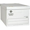 thumbnail image 2 of (2 pack) Business Source, BSN42051, Economy Storage Box with Lid, 12 / Carton, White, 2 of 6