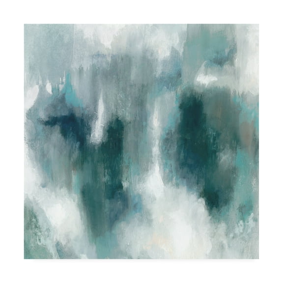 Trademark Fine Art 'Teal Tempest II' Canvas Art by Victoria Borges