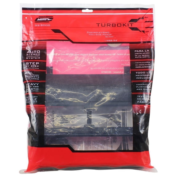 Metra 99-3000BLK 1-Din Black Full Size Mounting Dash Kit for 1988-1994 Chevy/GMC