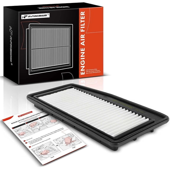 A-Premium Engine Air Filter Compatible with Chevrolet Spark 2012 2013 2014 2015, L4 1.2L, Rigid Panel, Replace# 96910360