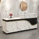 thumbnail image 3 of Pulpit Restaurant Tables Bar Counter Lectern Cashier Podium Stand Small White Desk Receptionist Pulpitos Bureau Shop Furniture My Lux Decor Round, 3 of 19