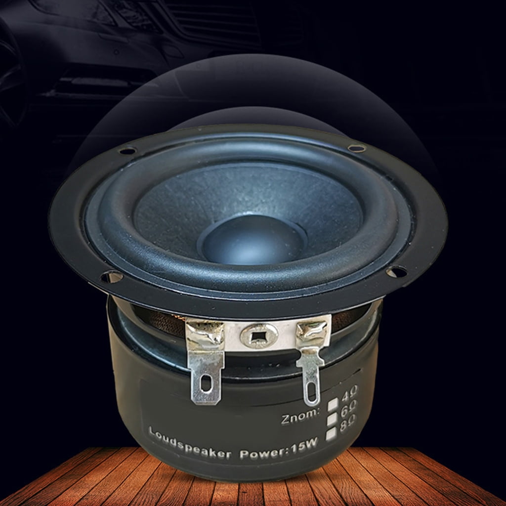 2.5Inch Subwoofer 15W 4Ohm Metal Horn Subwoofer for Small Home Amplifiers and Audiophiles Sound Claritys Loudspeaker