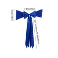 thumbnail image 3 of RBCKVXZ Ties-free Chair Sashes Decorative Bow Chair Ribbon Bows Elastic Chairs Cover Band Back Sashes Ties for Wedding Party Ceremony Reception Events Banquet Restaurant Kitchen Decor(Blue), 3 of 6
