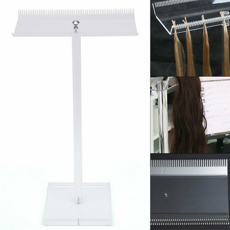 

Fichiouy Acrylic Hair Extension Wigs Display Storage Holder Organizer Weaving Stand 33*20*60 cm