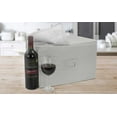 thumbnail image 6 of Sorbus Stemware Storage Chest - Deluxe Quilted Case with Dividers - Service for 12 - Great for Protecting or Transporting Wine Glasses, Champagne Flutes, Goblets, and more (Beige), 6 of 8