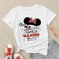 thumbnail image 1 of Disney Family Vacation T Shirt Women 2023 Mickey and Friends Print Fashion Disneyland Clothes Basic Tops Summer Travel T-shirtsKids-12T(1pc) Gao Jinjia LED, 1 of 2