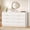 White, variant on NVCODSA 55" White Fluted 10-Drawer Dresser, Modern Chest of Drawers with Gold Handles for Bedroom, Living Room