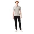 thumbnail image 5 of Avva Men's Slim Fit, Short Sleeve, Polo Neck, Sweater-Knitwear T-Shirt, Small, Gray, 5 of 6