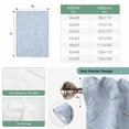 thumbnail image 6 of Blue Branches Balloon Curtains 63 Inch Length for Living Room/Bedroom, Vintage Art Farmhouse Rod Pocket Privacy Door Curtains Decorative Tie Up Shade for Window 52"x63", 6 of 8