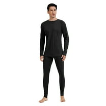 Mens 100% Merino Wool Base Layer Sets for Ski Lightweight Thermal Underwear