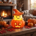 thumbnail image 2 of Tryvkinvive Halloween Pumpkin Ghost Night Light,Glowing Lamp for Halloween Decorations,Cartoon Figure Table Ornament for Halloween Indoor Outdoor Tabletop Decor, 2 of 7