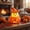 B, variant on Bedroom Nightstand Office Desk Soft Spooky Halloween Decor Light, Cute Ghost Pumpkin LED Tabletop Figurine, Compact Ambient Ornament for Living Room Fall Daily Gathering Layout