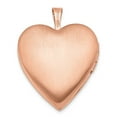 thumbnail image 3 of Lockets Sterling Silver Rose Gold-plated 20mm Polished Swirl Heart Locket, 3 of 5