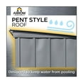 thumbnail image 3 of Classic Steel Storage Shed, 8X4, Charcoal, 3 of 17