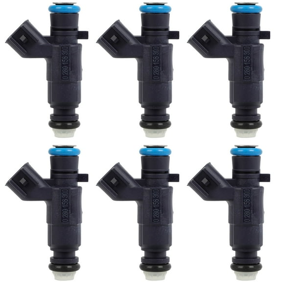 ECCPP 6Pcs Fuel Injector Compatible with Cadillac CTS/SRX 2007-2009,STS 2007,for Chevy Equinox 2008-2009,Malibu 2008-2012,for Pontiac G6 2007-2009,G8/Torrent 2008-2009 Fuel Injectors Replace FJ1049
