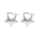 thumbnail image 5 of Pendientes únicos de Joker con hebilla de oreja de estrella de cinco puntas con diseño de nicho simple a la moda para mujer, 5 of 5