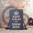 thumbnail image 2 of Cartel de chapa de Metal Zulema KEEP CALM&DRINK BEER Placa Retro Pub Bar 30x20cm, 2 of 6