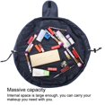 thumbnail image 3 of Drawstring Cosmetics Storage Bag With Pouches, Massive Capacity, Waterproof, Durable, Opens Flat, Easy Access, Portable, Ideal For Travel, 3 of 8