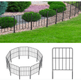 thumbnail image 1 of 25Pack Garden Fence 27ft Rustproof Metal Wire Fencing Border Animal Barrier, 1 of 5