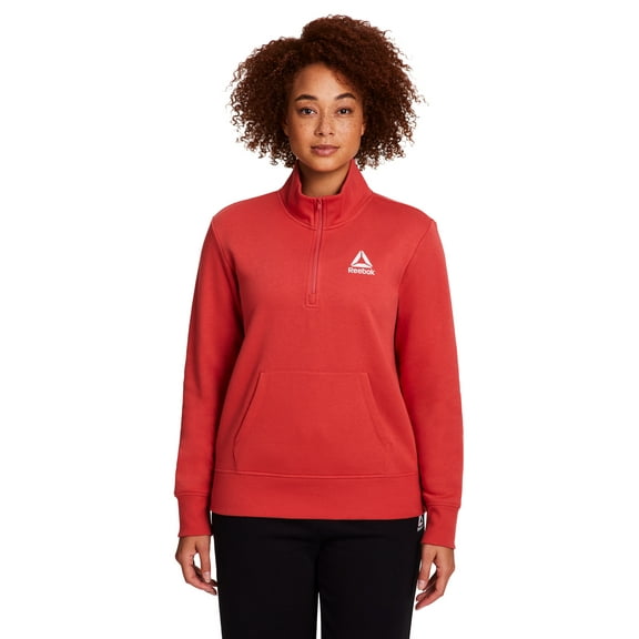 Reebok Women's and Women's Plus Game Day 1/2 Zip Up Sweatshirt, Sizes XS-4X