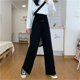 thumbnail image 5 of Pantalones de mujer Pantalón largo deportivo holgado informal de cintura alta con pierna ancha, Negro, M AweSitey AP001457-07, 5 of 7