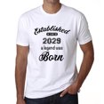 thumbnail image 1 of Men's Graphic T-Shirt A Legend was Born Established Since 2029, 1 of 7