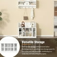 thumbnail image 3 of Stylish Appearance, Flexible Storage - White Hall Tree for Foyer Decor, 3 of 6