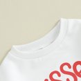 thumbnail image 5 of Bagilaanoe Newborn Baby Girl Valentine's Day Romper Sweatshirt Long Sleeve Bodysuits Letter Print Pullover 3M 6M 12M 18M Infant Casual Tee Tops, 5 of 8