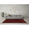 thumbnail image 3 of Ahgly Company Indoor Round Oriental Red Modern Area Rugs, 3' Round, 3 of 4